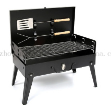 Mini gril réglable portatif de barbecue de barbecue de charbon de bois d&#39;OEM